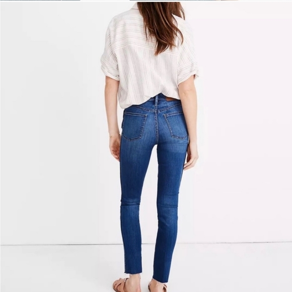 Madewell 10" High Rise Skinny Jeans 27 - Picture 3 of 16
